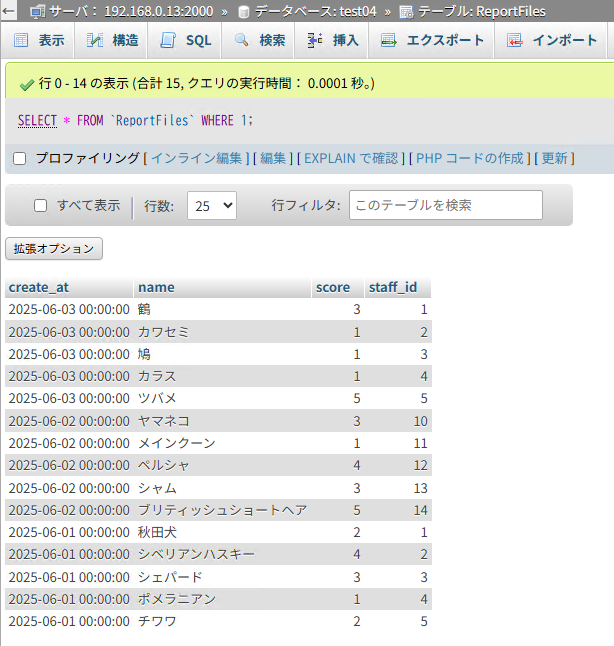 ReportFilesテーブルの画像