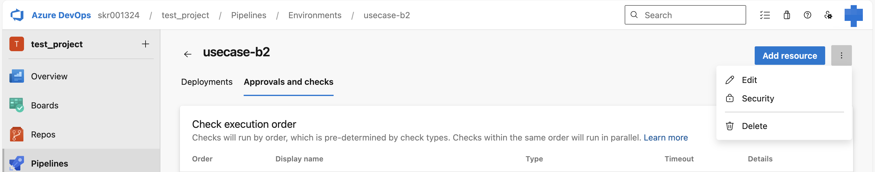 Security Environment