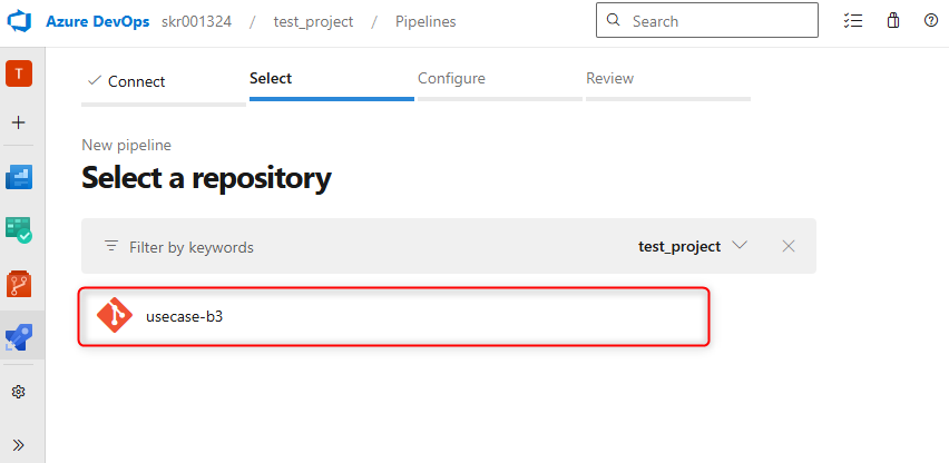 Select a repository