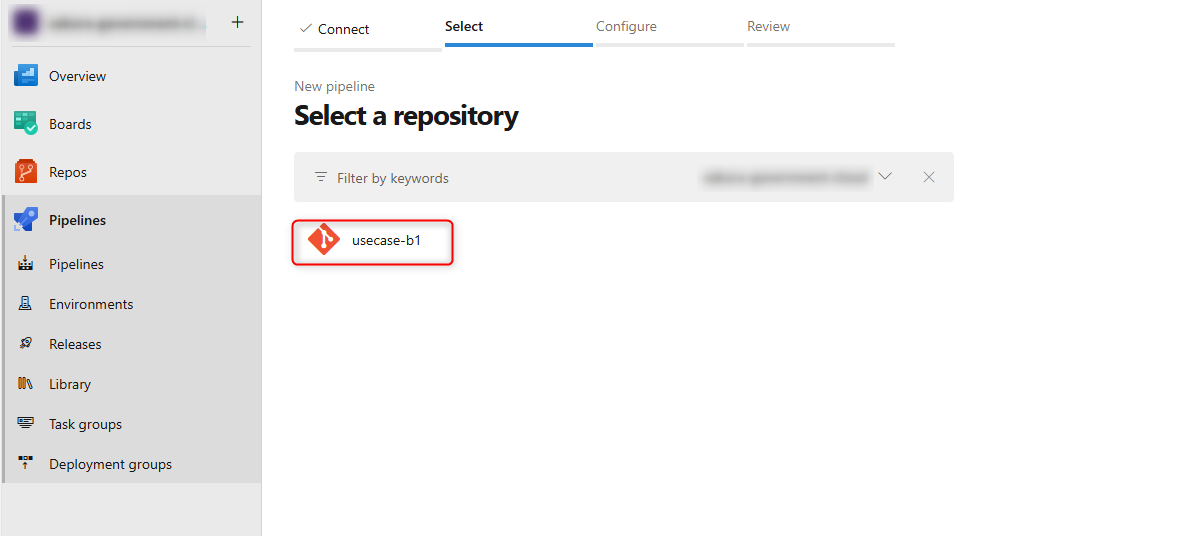 Select a repository